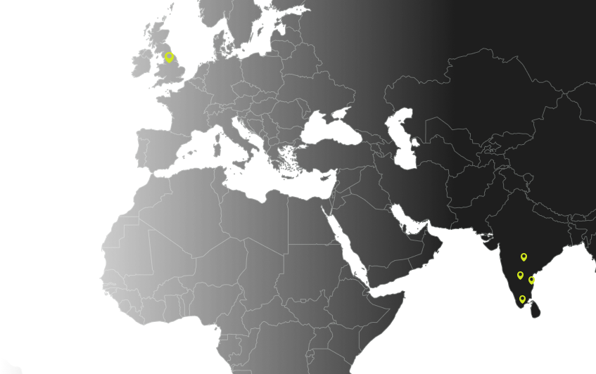 Office locations map