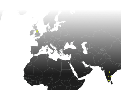 Office locations map